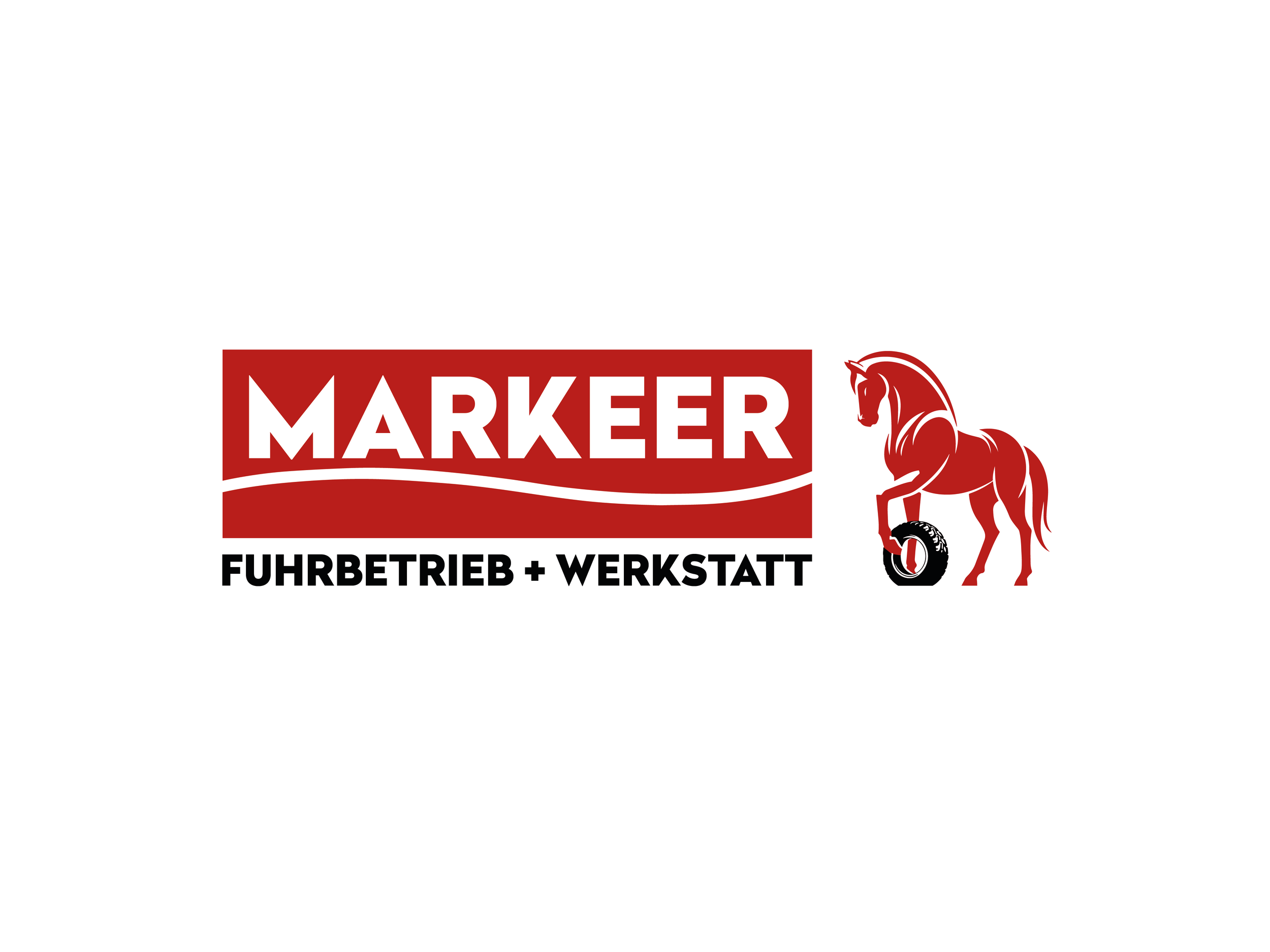 Logo Markeer Fuhrbetrieb + Werkstatt GmbH, Transport und Werkstatt in Nauen — gestaltet von LEUCHTFEUER